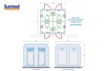 Seyyar Tuvalet ve Duş Planları