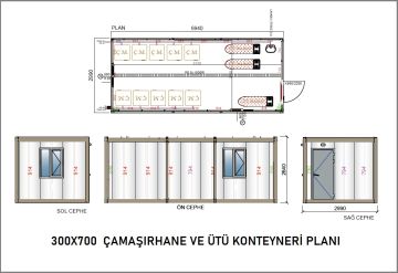 Çamaşır ve Ütü Konteyner