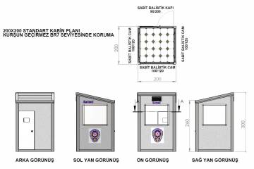 Kurşun Geçirmez Kabin Modelleri