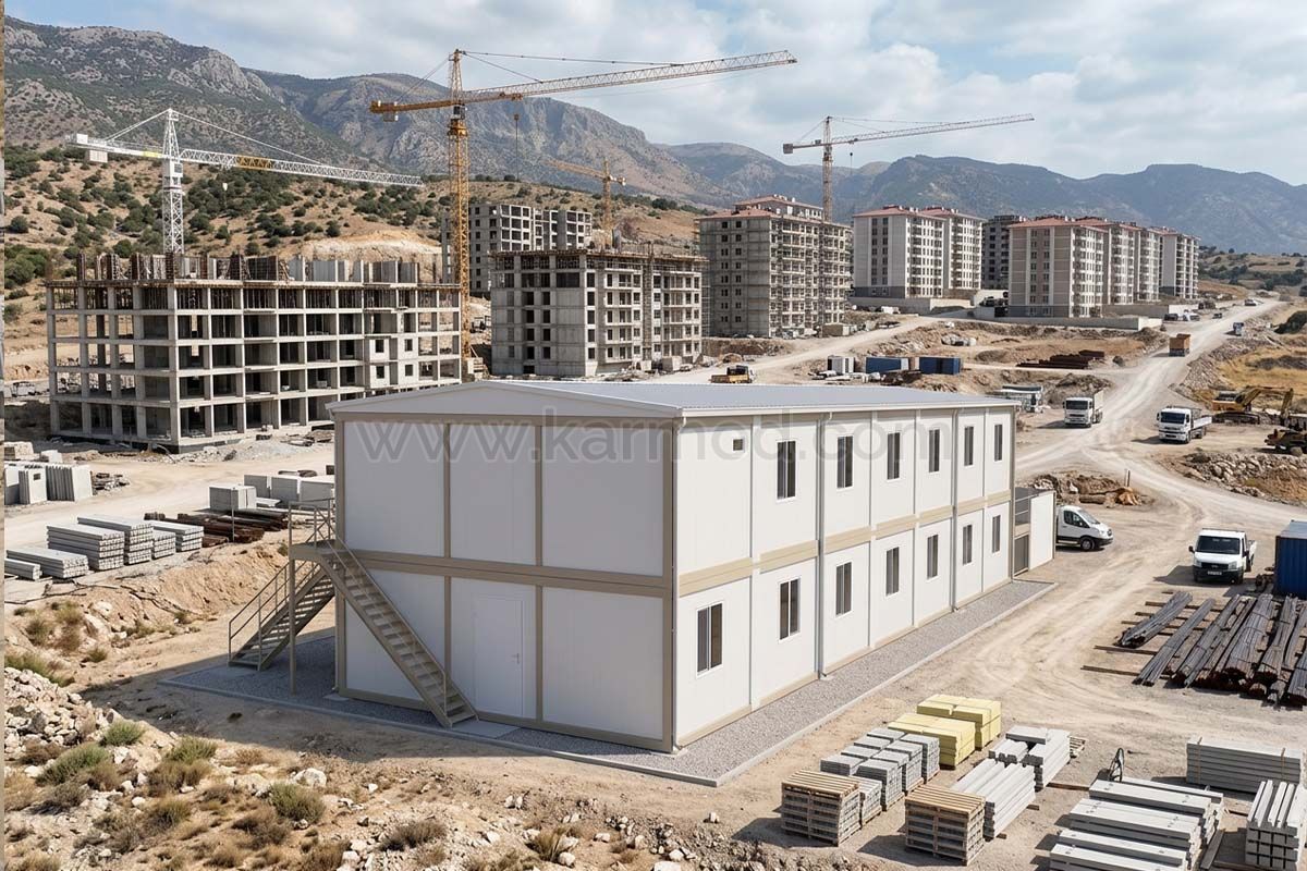 şantiye mobilizasyon kamp yapıları