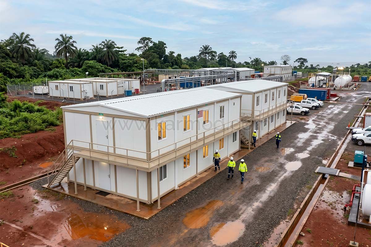LNG project worker camps in the Middle East