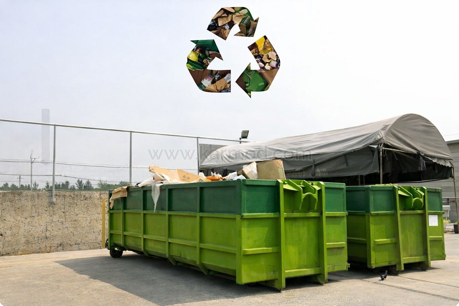 Null-Abfall-Container (Zero Waste)