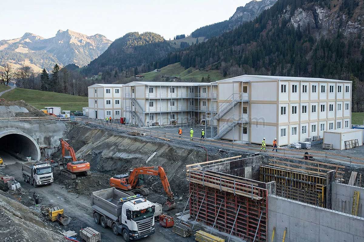 construction fair worker camp structures