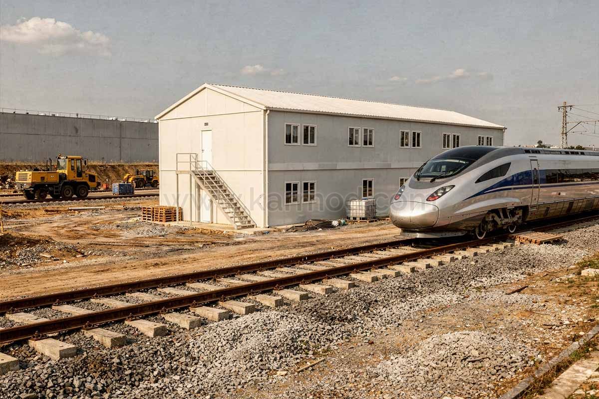 demiryolu projesi işçi kampı