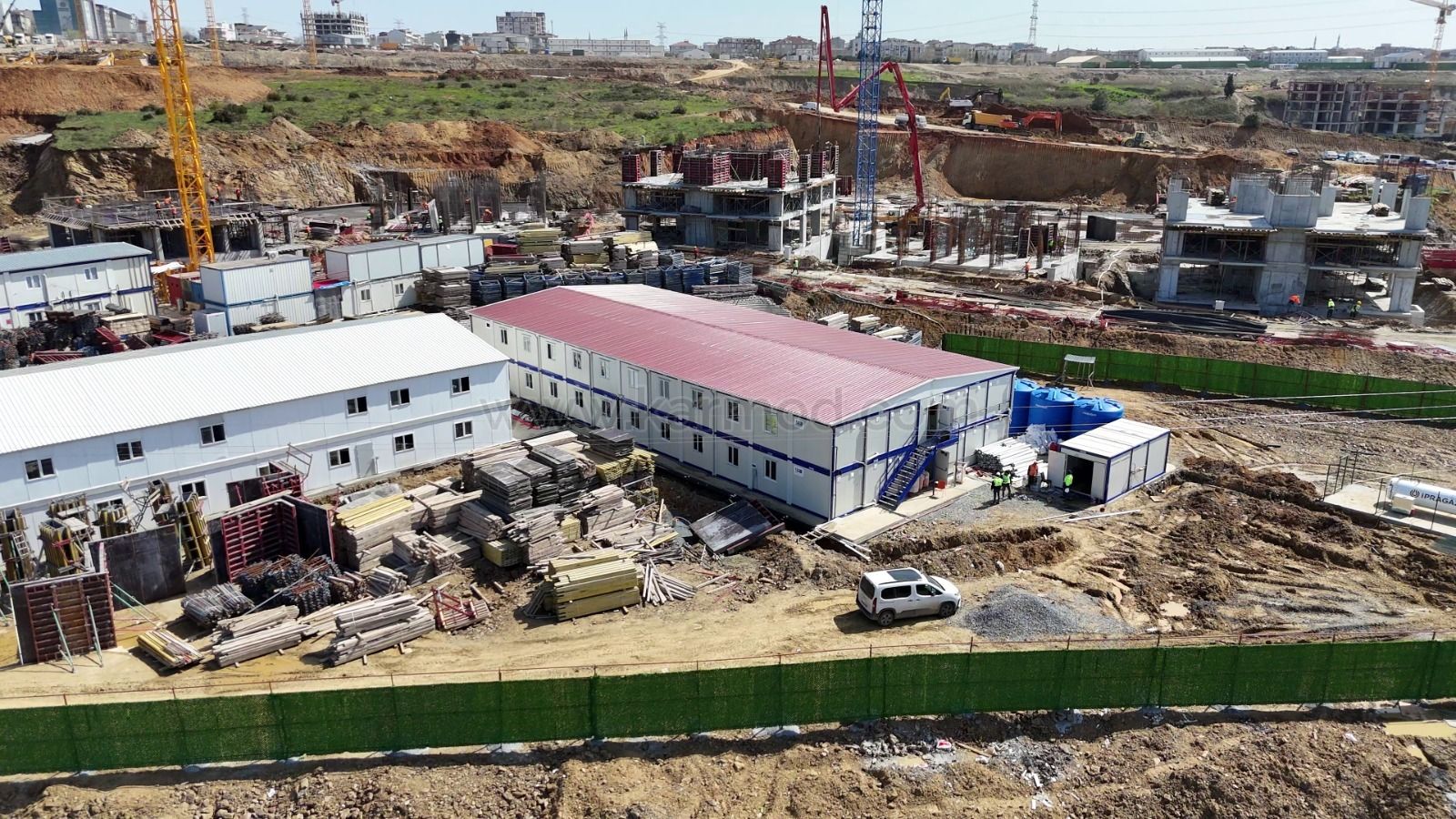 maden şantiyesi kamp yapıları