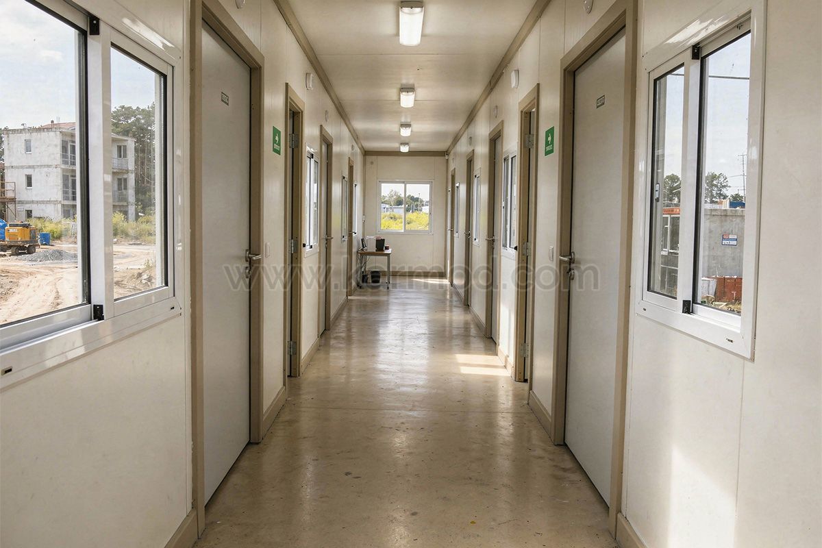 skandinavische Dekoration in Containerhäusern