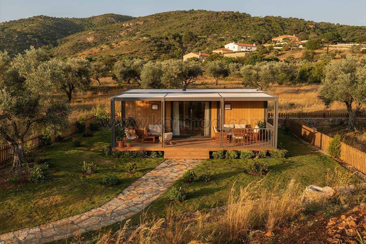 tiny house in nature