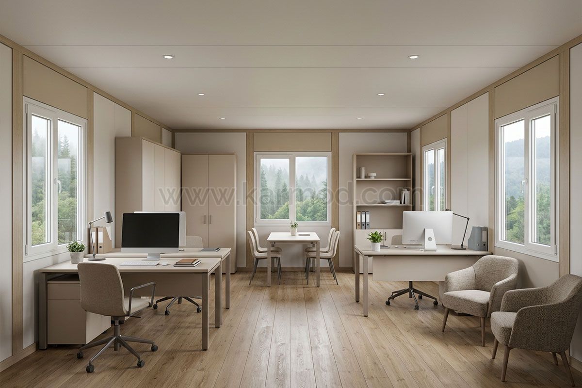 workspace ideas for container homes