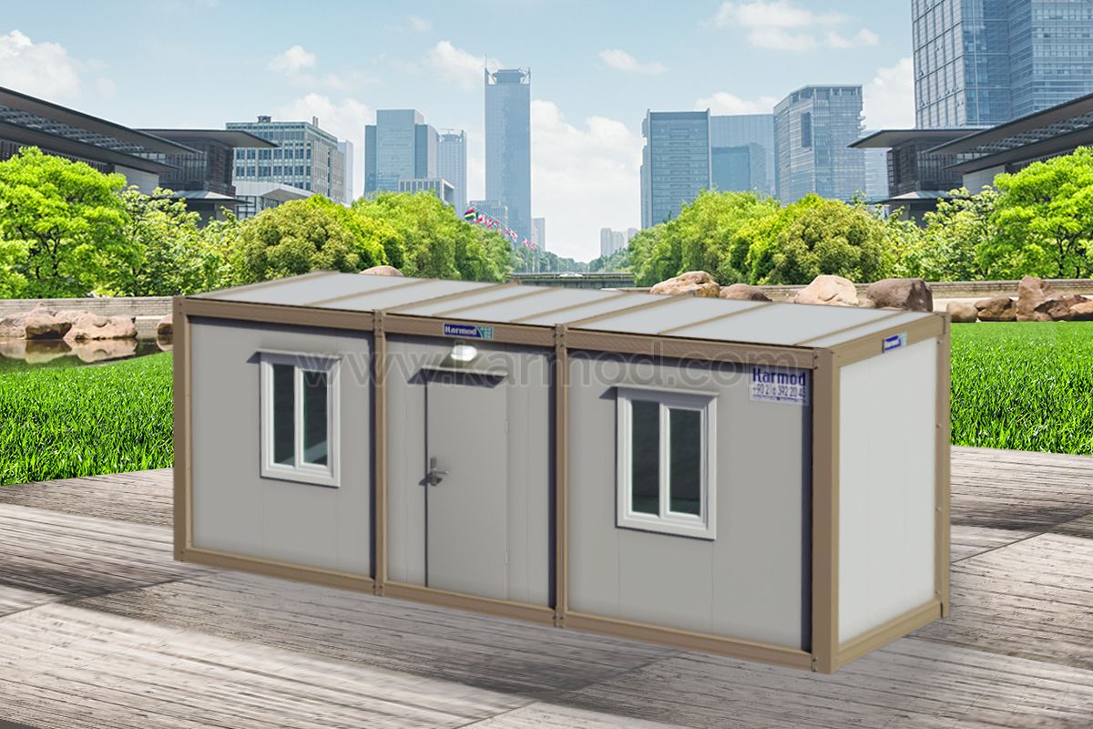 K1002: Простий Упакований Контейнер, 2,4х6 м