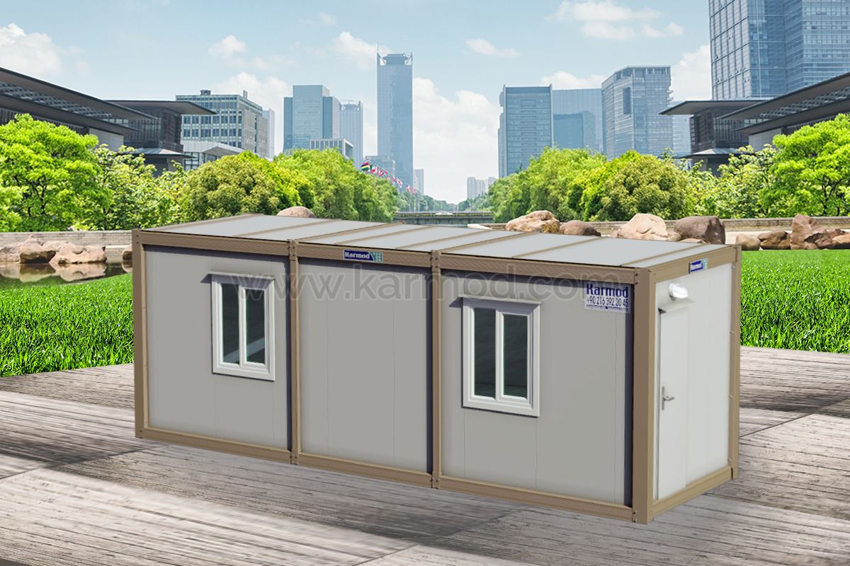 K1003: Простий Упакований Контейнер, 2,4х6 м