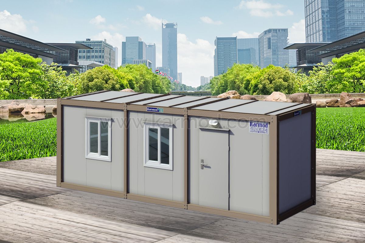 K2003: 1комн+кухня с мойкой, Упакованный Контейнер, 2,3х6