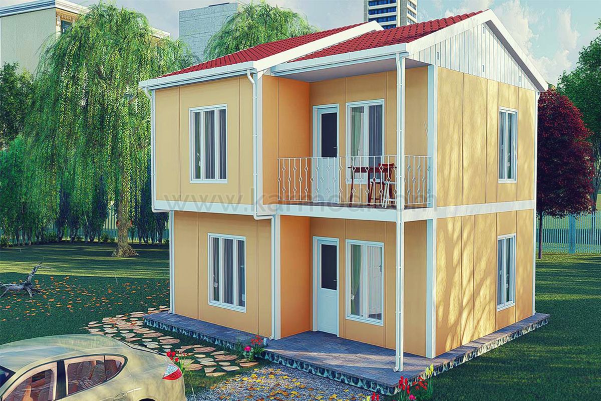 Дуплексные модульные дома 142 м²