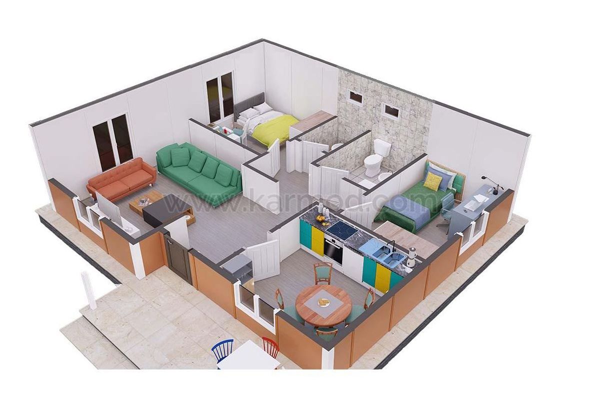 Casa Prefabricada 75 m2