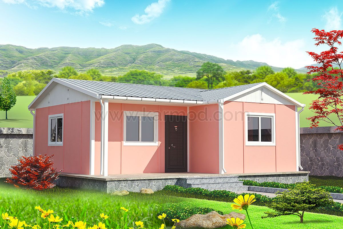 Быстровозводимые дома - 49 м²