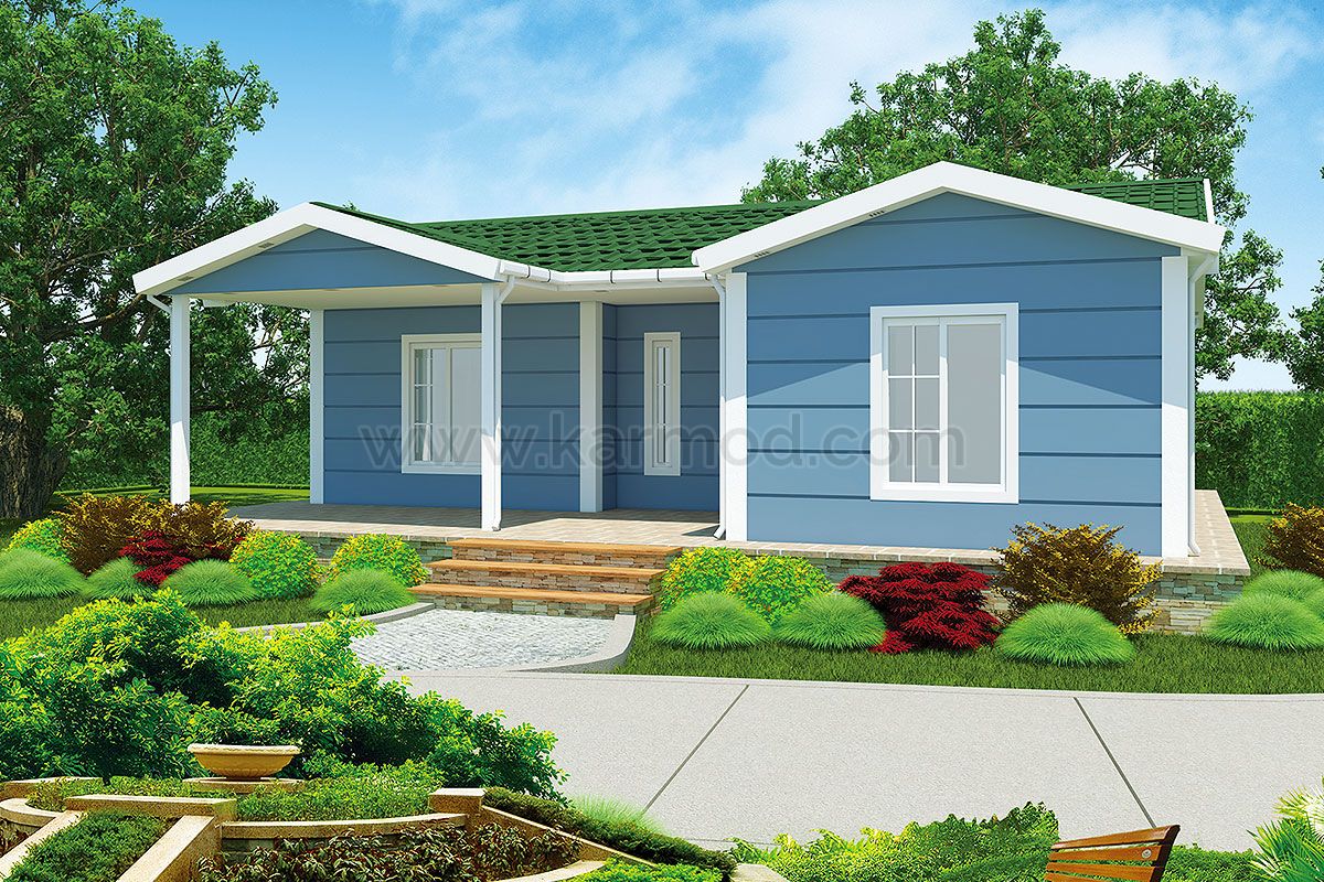 Быстровозводимые дома - 87 м²