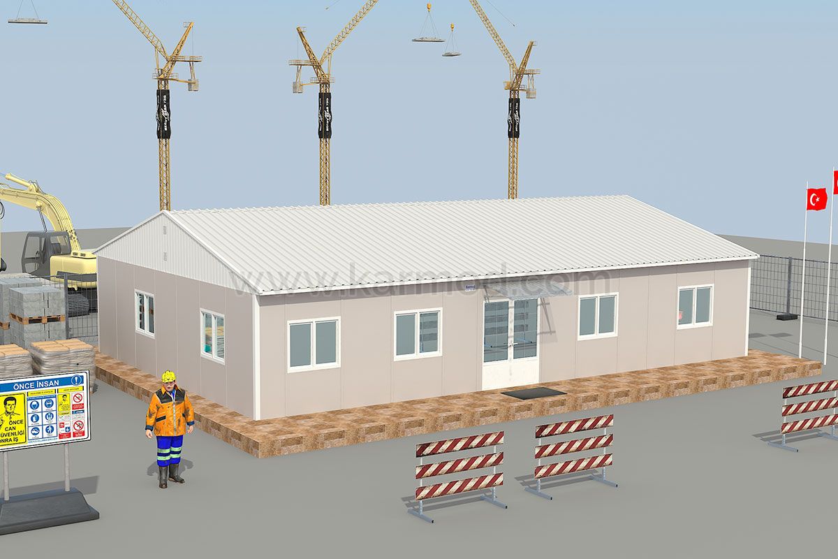 125 м² Офіси Швидкомонтовані