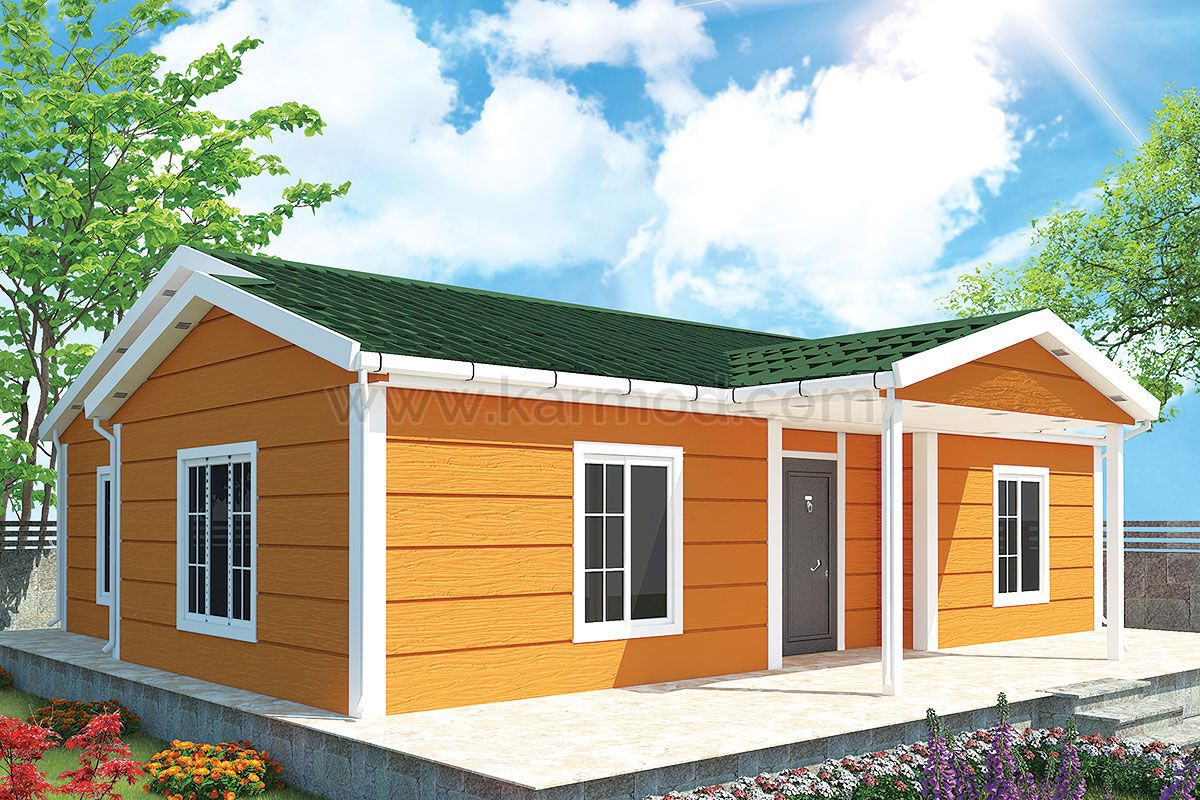 Быстровозводимые дома - 102 м²