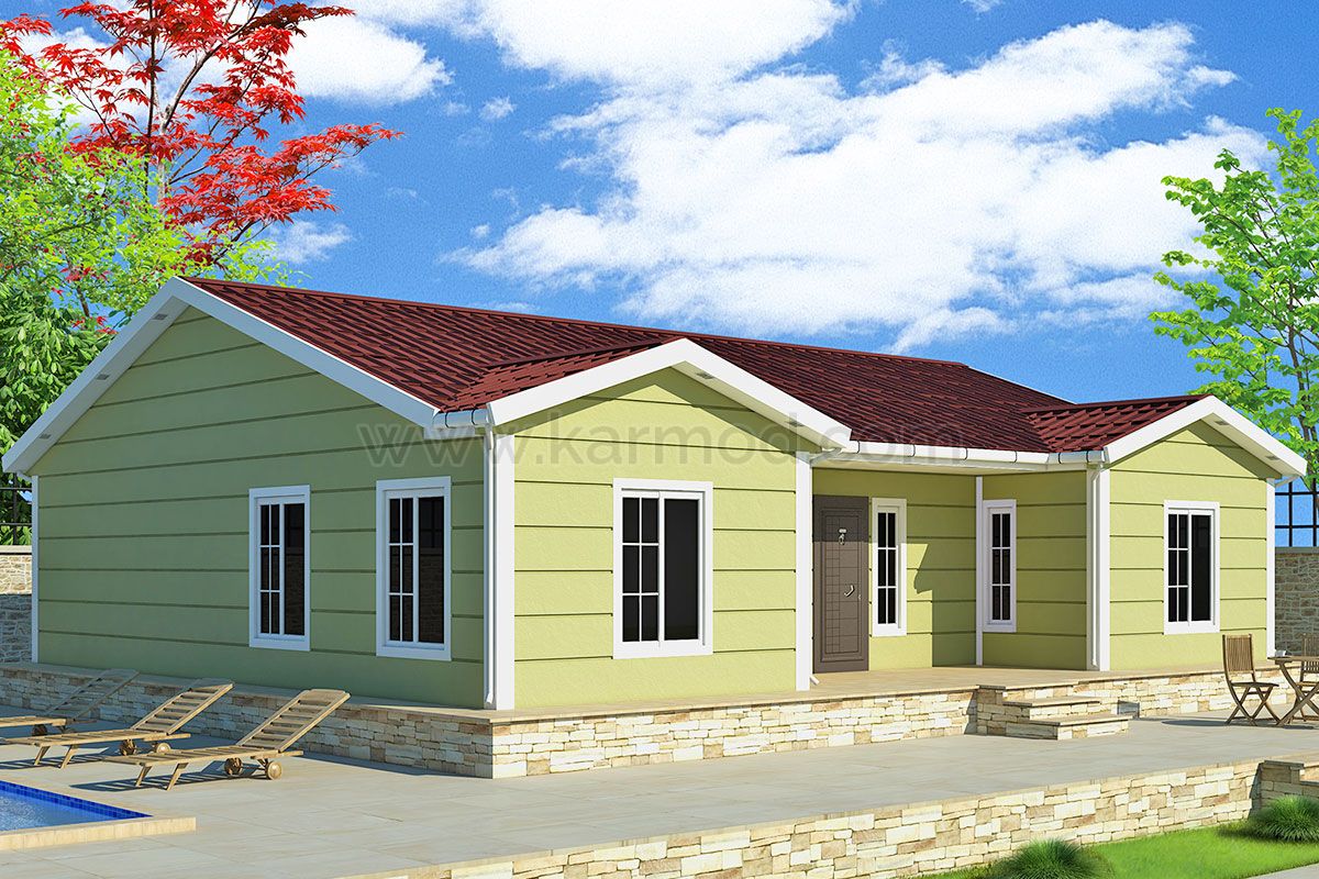 Быстровозводимые дома - 126 м²