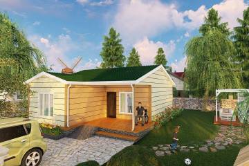 Дуплекс Збірний Будинок 75 м²