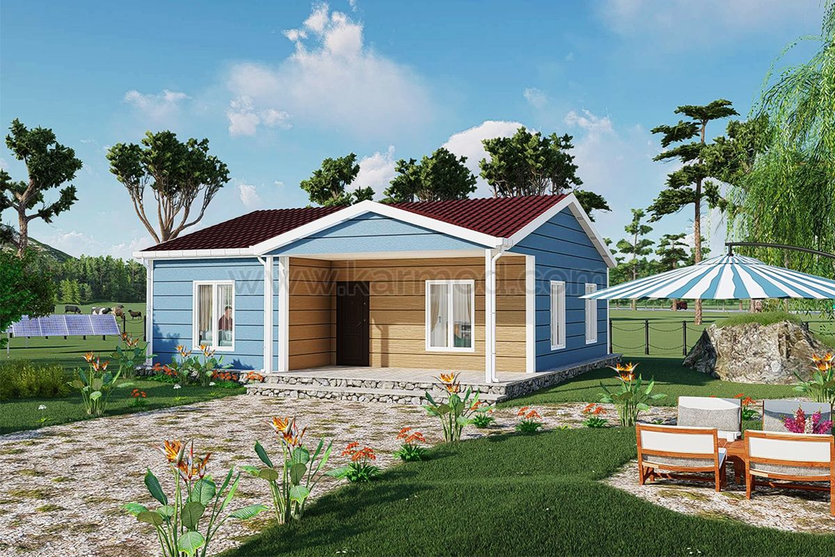 Дуплекс Збірний Будинок 84 м²