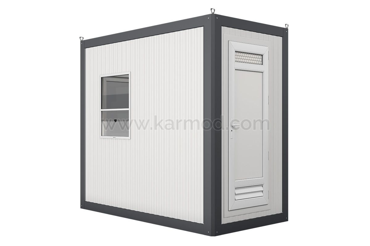 135x260 Пост охраны с санузлом панельный