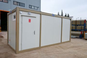 Здания с душевыми кабинами туалета