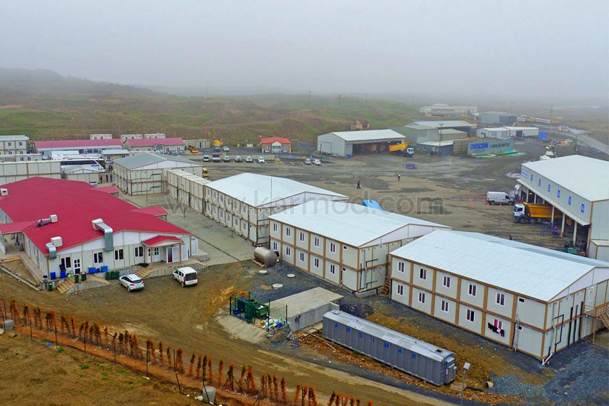 1.500 m² Модульний гуртожиток