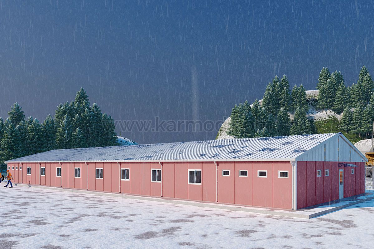 Барак на 64 рабочих