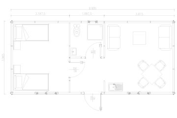 Жилой блок для беженцев
