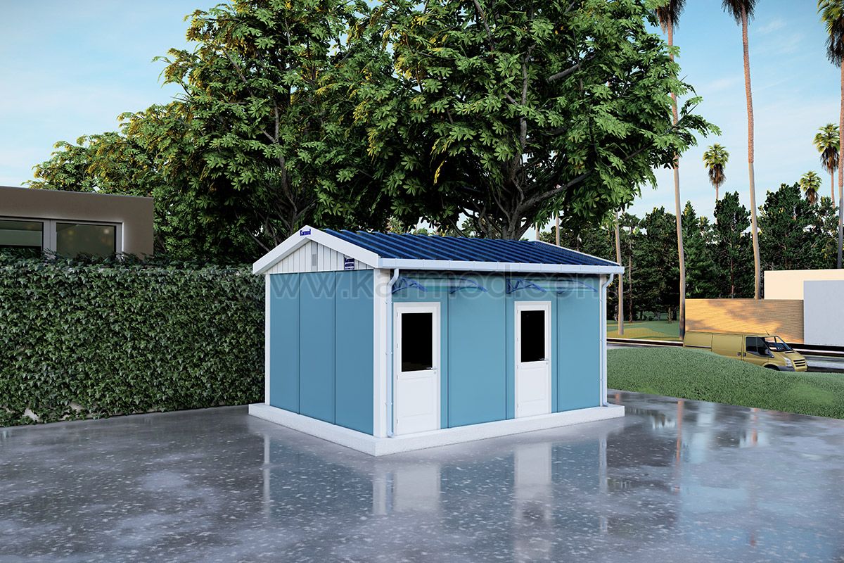 Туалет і душ на 4 місця