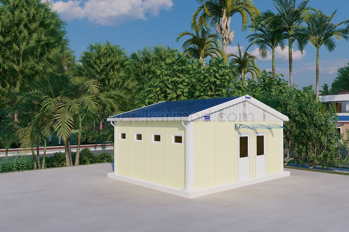 Туалет і душ на 8 місць