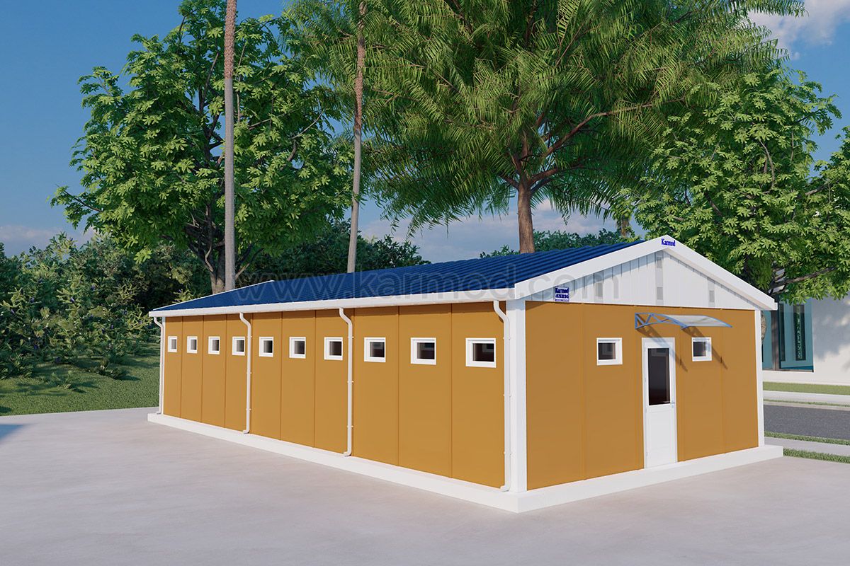 Туалет и душ вместимостью 20