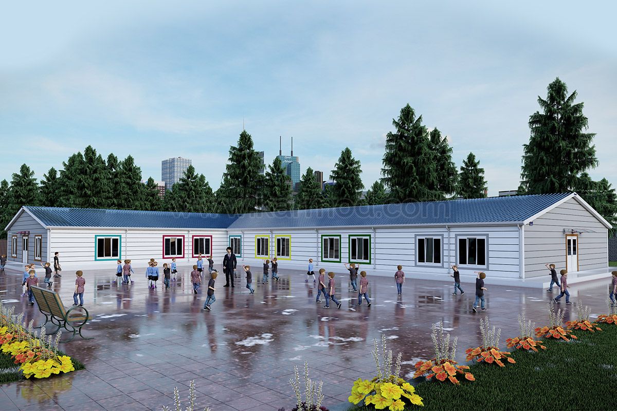 Школа с 10 классными комнатами