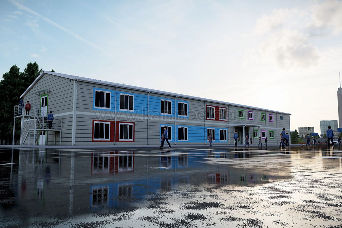 Школа с 12 классными комнатами