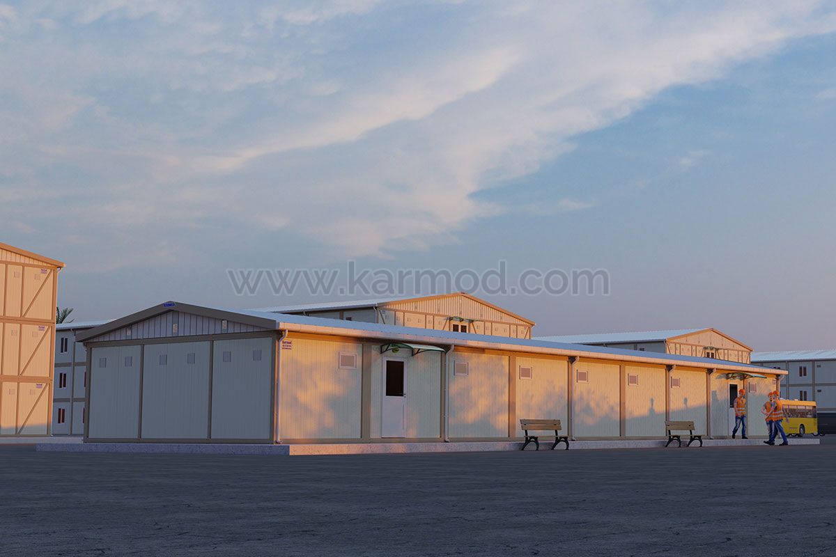 123 м² Роздягальня на будівельному майданчику