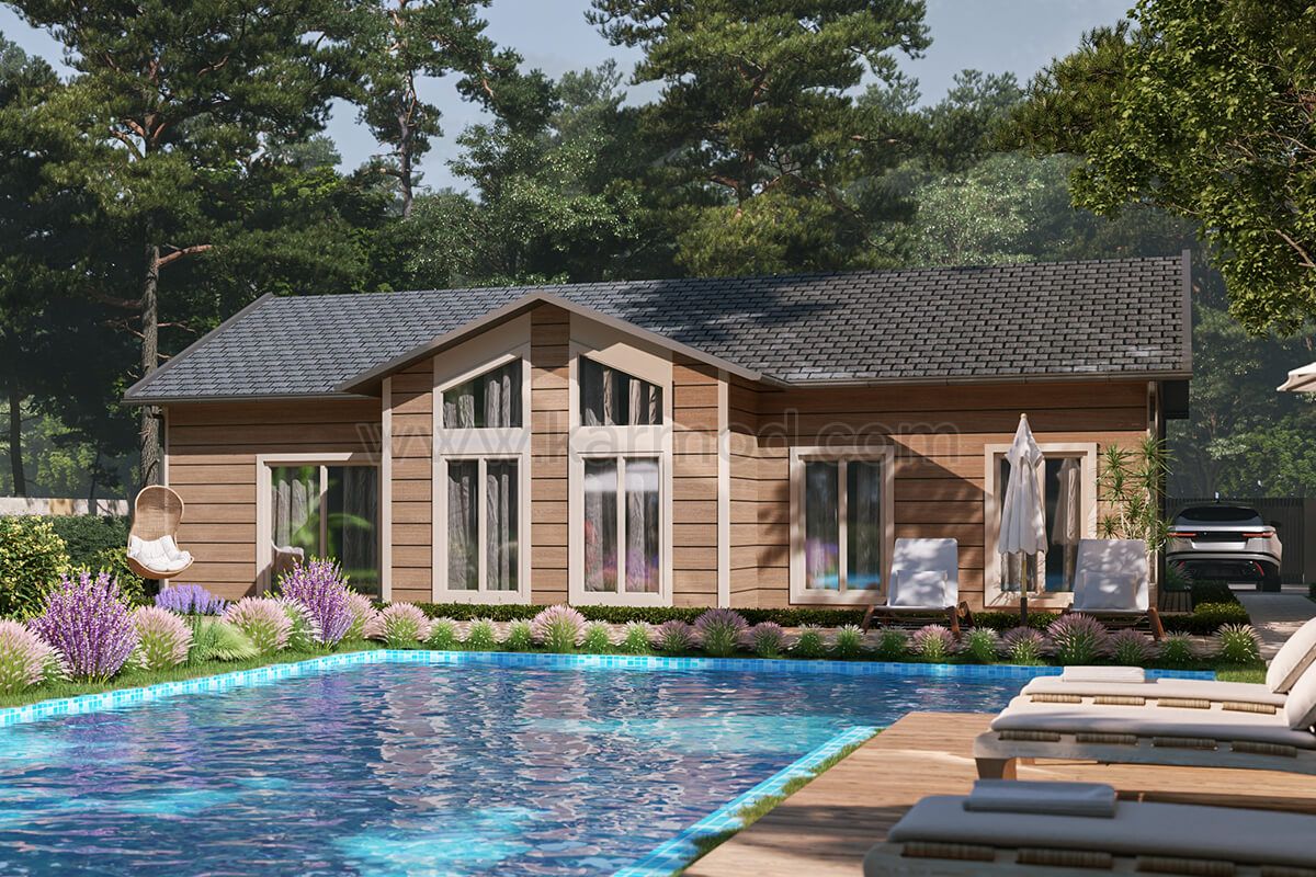 منزل فولاذي من طابق واحد 4