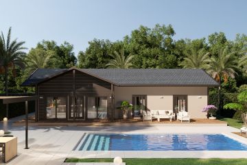 Одноэтажный стальной дом 6