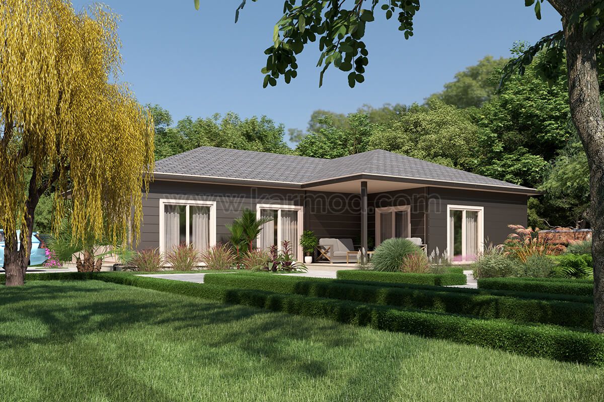 Одноповерховий сталевий будинок 8