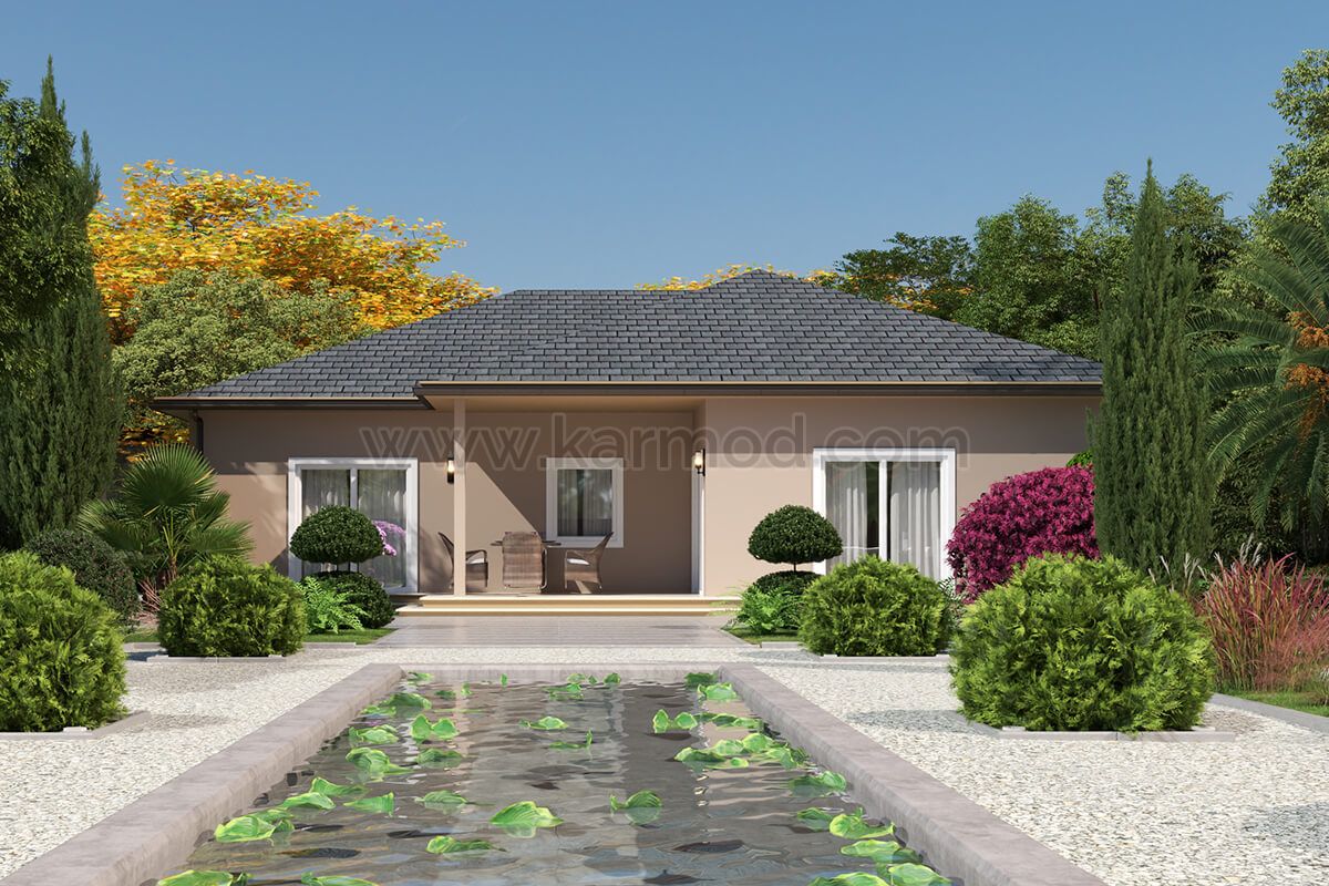 خانه فولادی یک طبقه 10