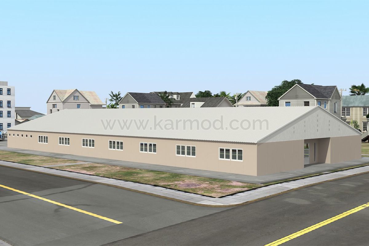 Модульная школа 808 м²