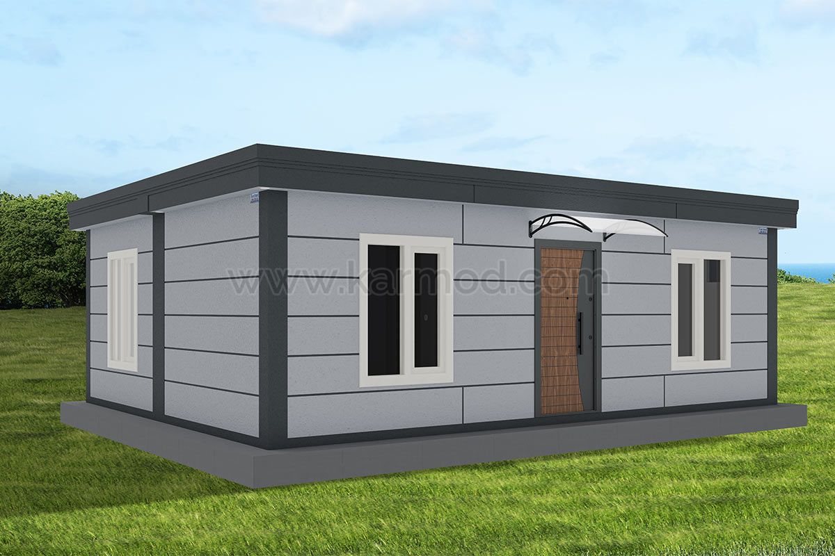 Контейнерный дом площадью 54 м²