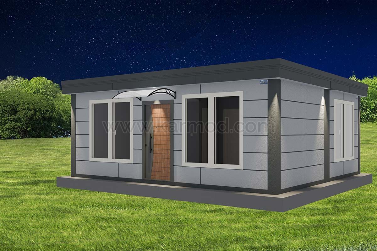 Контейнерный дом площадью 42 м²