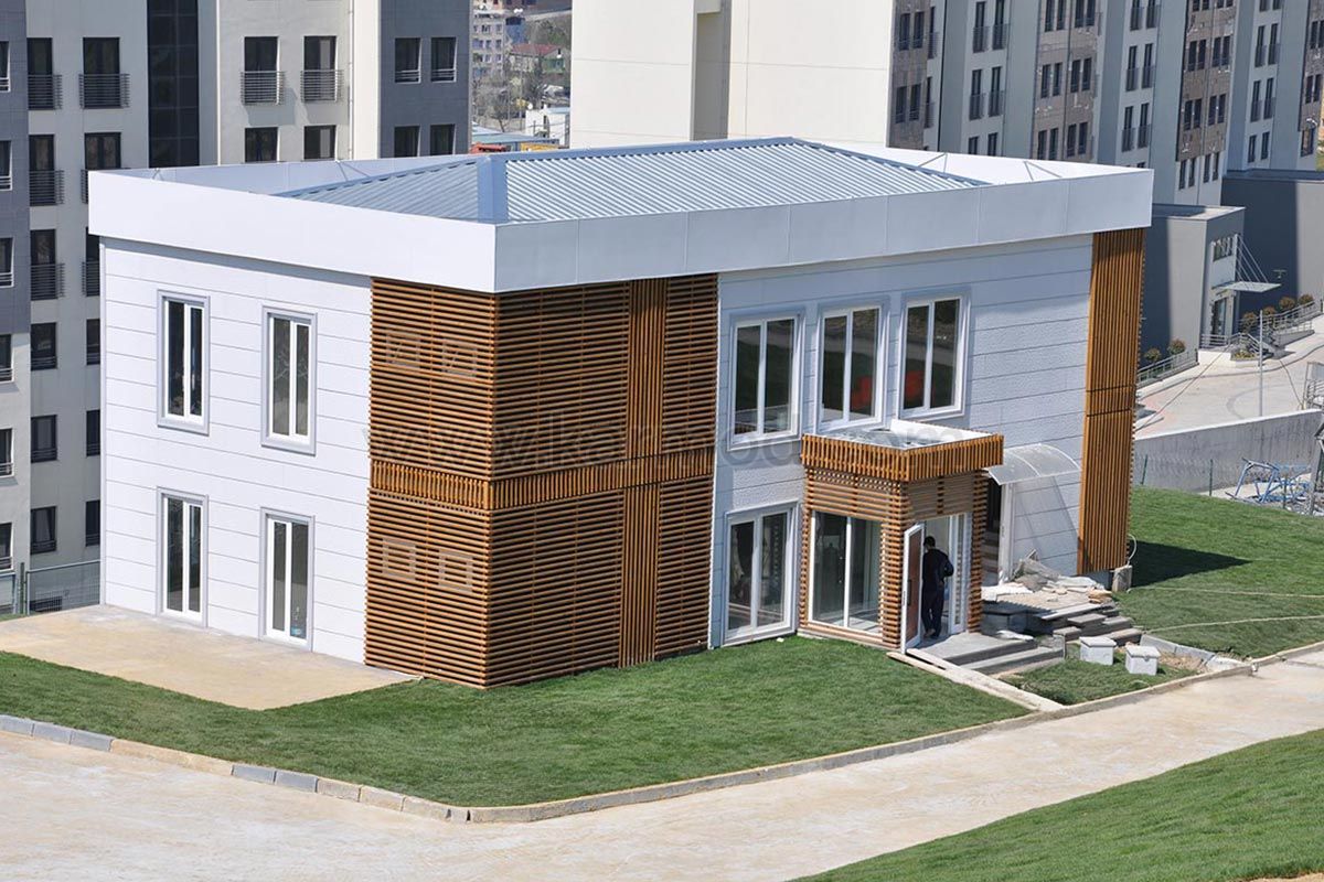 دفتر پیش ساخته 240 متر مربع