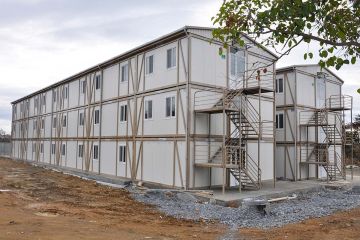 819 m² Модульные столовые