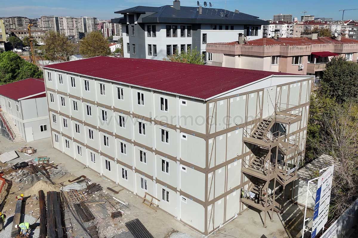 2065 m² Модульные строительные городки