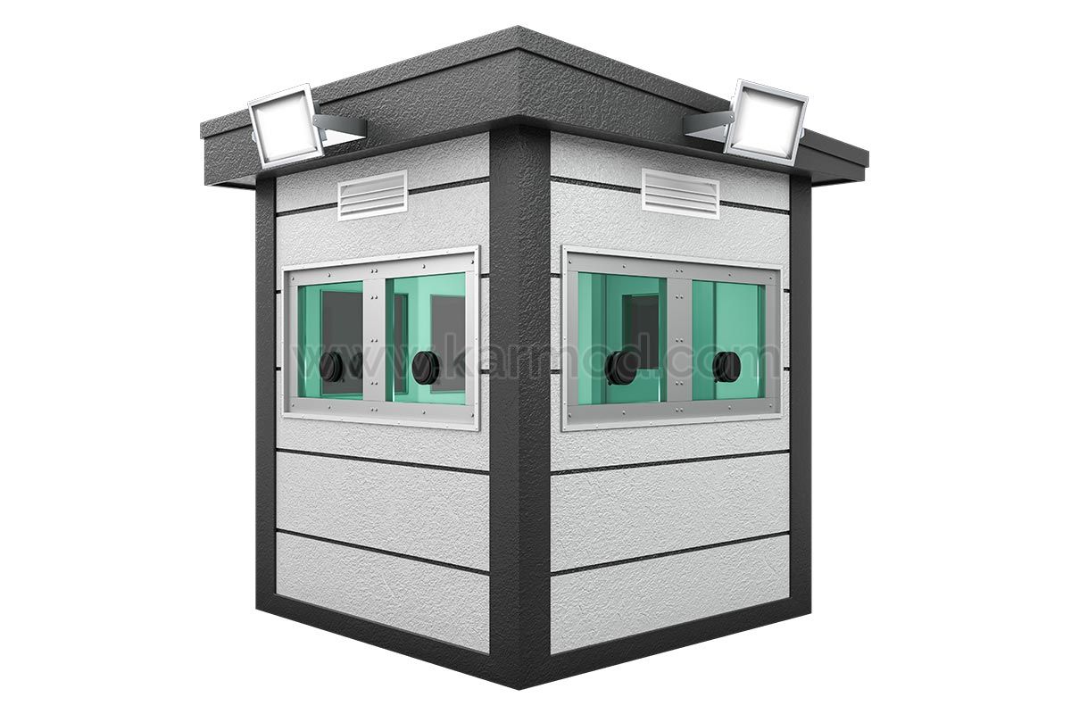 Kiosque blindé 200x200