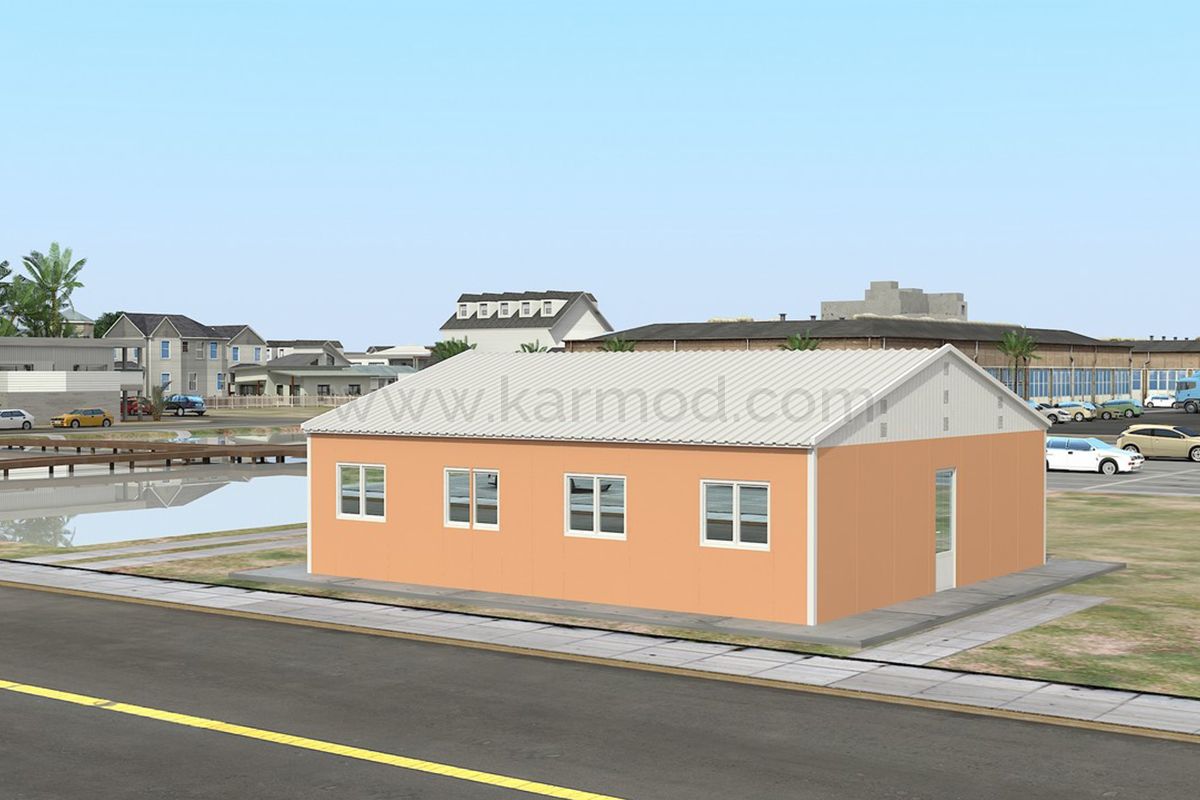 91 м² Общежитие быстровозводимое