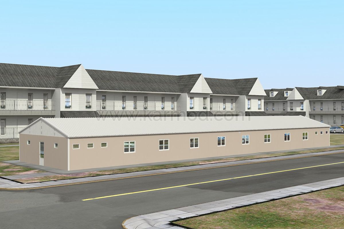 339 м² Общежитие быстровозводимое