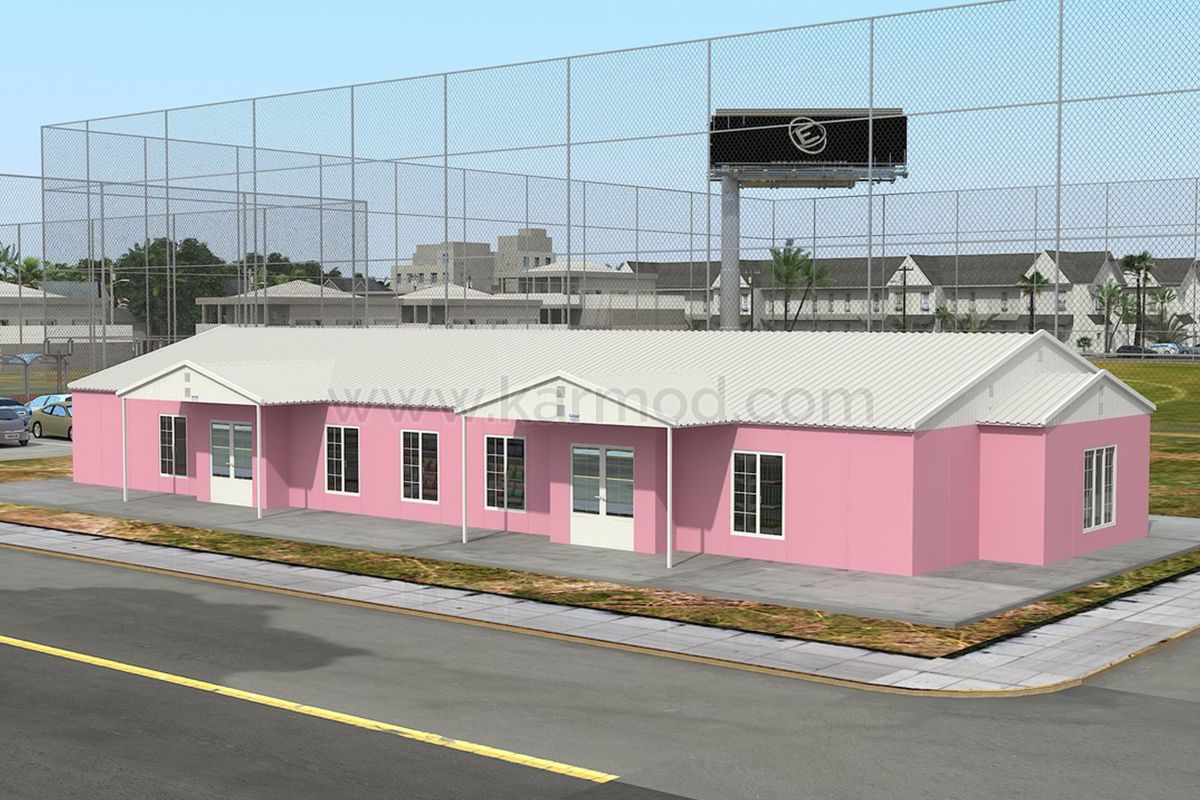 Бистровозводімий торговий центр 260 м²