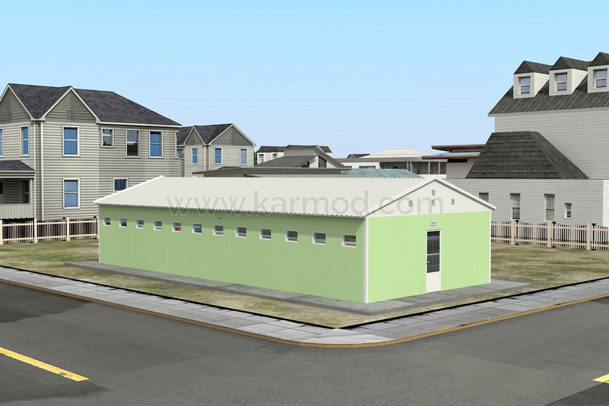 97 м² Туалетно душевой модуль